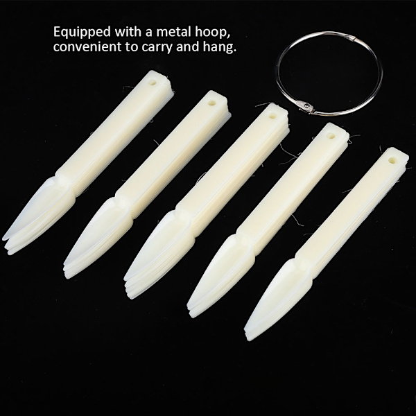 Falska Nageltips-Sticks Manikyr Polish Gel Display Övningsverktyg Naturlig Färg