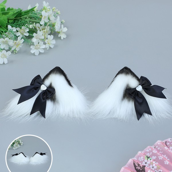 Kissan korvat hiuspidikkeet Barrettes Furry Headpiece hiusneula