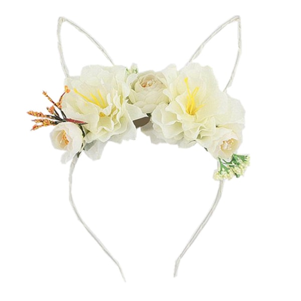 Floral Bunny Ears -hiuspanta Spring Flower Fairy Rabbit -hiuspanta W