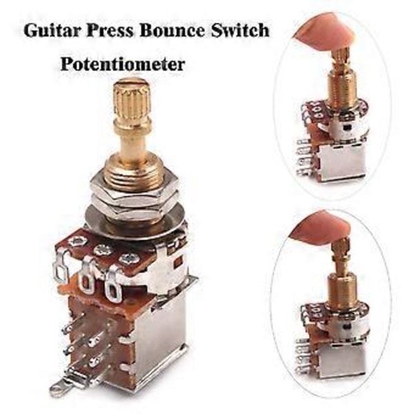Gitarr Switch Ratt Tryck Gitarrer Kontroll Pot Potentiometer Volym Potentiometrar Delar