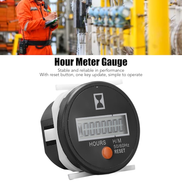 Digital Timer Høj Præcision Mekanisk Timer Bredt Spændingsområde Timer med Nulstillingsknap 24‑240V
