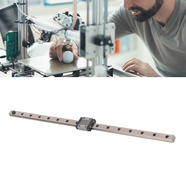 Linjär Skena Hög Precision Stabil Stadig Hållbar Liten Lätt Linjär Glidskena för CNC DIY Projekt 400mm