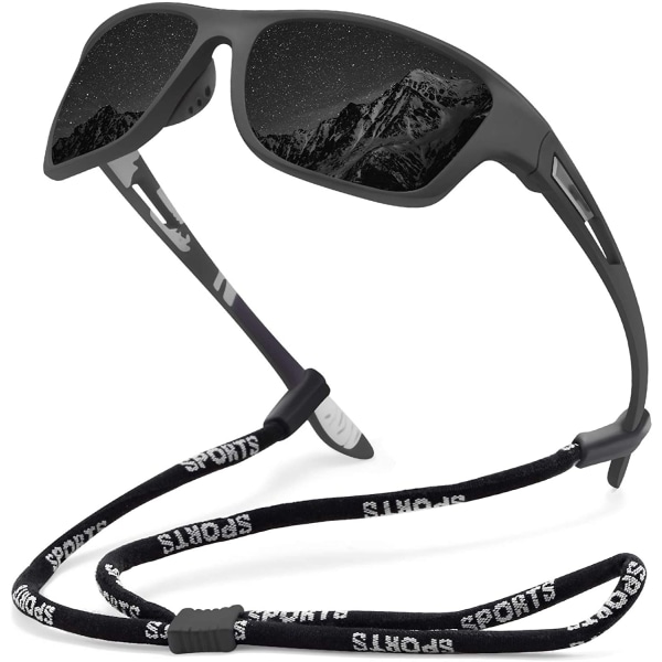 Polariserte sportssolbriller for menn Kjører Sykkel Fiske Sol
