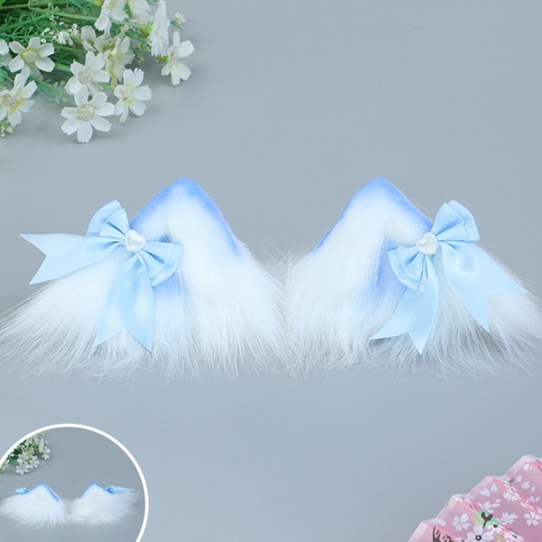 Kissan korvat hiuspidikkeet Barrettes Furry Headpiece Hiustappi