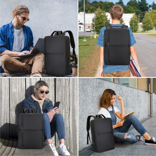 Holdbar rejse-/forretnings-bærbar rygsæk med USB-opladningsport