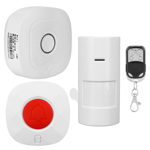 WIFI Dörr Magnetisk Detektor Intelligent Stöldskydd Alarmsystem för Hemsäkerhet US 100-240V
