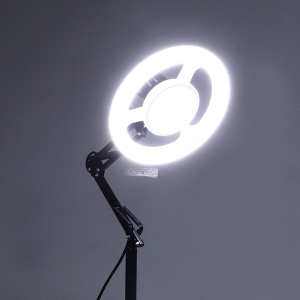 Golvstående Justerbar LED Kalla Ljuskällan Lampa Ljus för Skönhetssalong Tatuering Naglar Konst US-kontakt 110V
