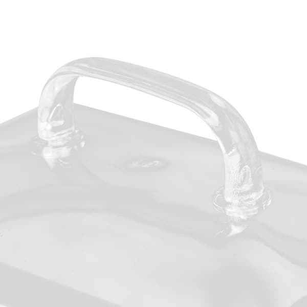 Transparent Förvaringsbricka För Catering Förrätter, Elegant Design Klar Rektangulär Presentation, Buffébricka Lock Med Akryllåda För Hemmakök