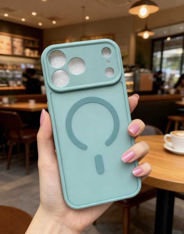 Magnetisk telefondeksel til iPhone 17 Pro Max (grønn) Green iPhone 17 Pro Max