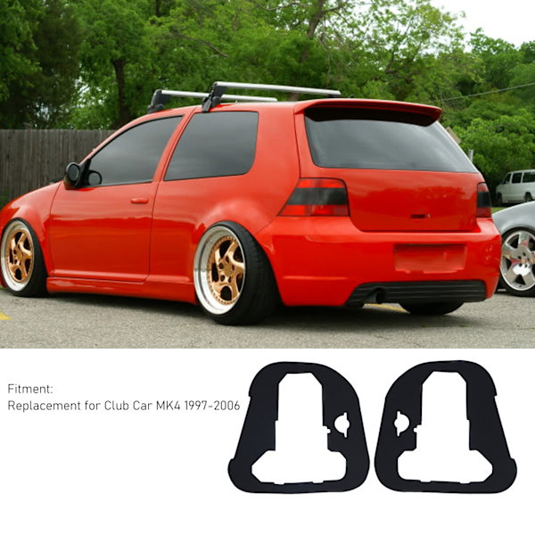 2 stk/sett Bakre Lyktepakning Tetningssett Vanntett 1J6945191 Erstatning for Club Car MK4 1997‑2006