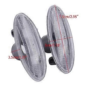 Side Marker Lys Skjermlys Repeater Lampe Indikator for Nissan Square Juke Leaf Note Micra Ma