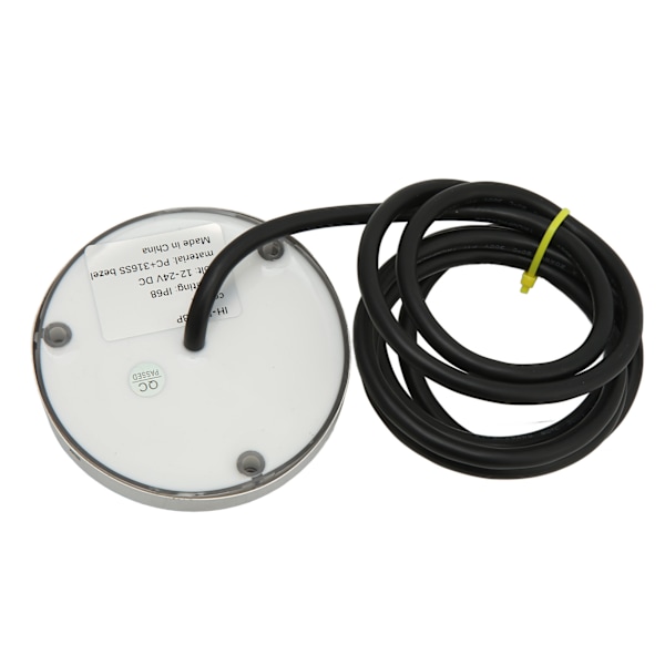 3,5 tommer LED undervandslys Overflademontering IP68 Vandtæt 12V‑24VDC til Yacht Marine Båd Hvidt Lys 4W