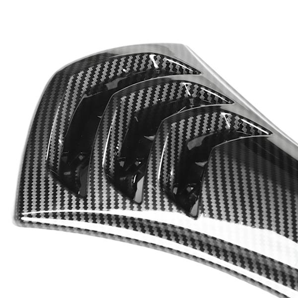 Motorcykel Hovedforklædning Cover Kulfiber Stil Forreste Horn Tie Beslag Dekoration Shell Udskiftning til VESPA GTS 250 300 GTV 300 2019‑2021 A