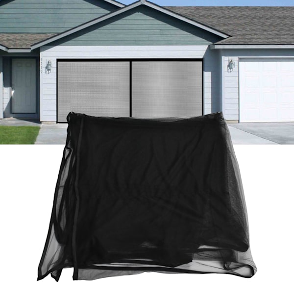 2x4m Garageport i Ett Stycke, Rullbar, Tjock Gardin för Hemmagarage