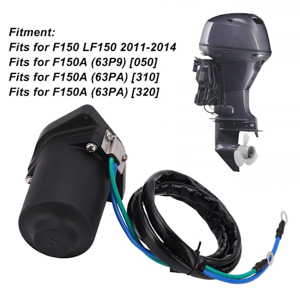 Kraftfull Tilt Trim Motor 6KW 43880 00 Utombordare Trim Enhet Assy för F150 LF150 F150A F150AET F150AETL F150AETX