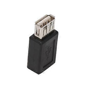 USB A Hun til Micro USB Hun Adapter USB 2.0 A Hun til Micro USB B 5-Pin Hun Stik Konvertere Stik Sort