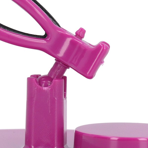 Nagellackshållare Anti-Spill Nagellacksflaskhållare Handsfree Gel Nagel Tillbehör Hållare Nagelkonst Verktyg Klämma Lila