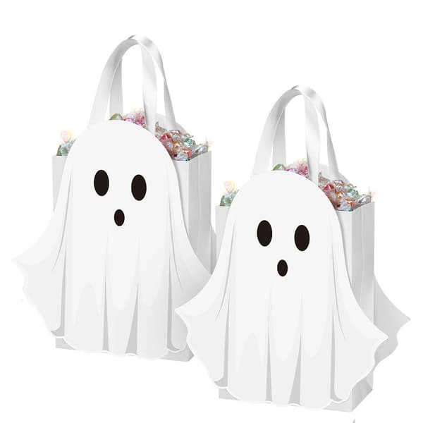 5-pack Halloween godispåsar, små spöktotepåsar, spököverraskningspåsar 5pcs