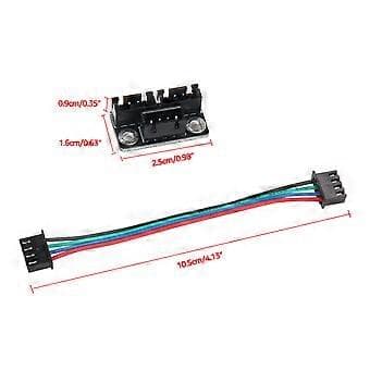 4 stk. Dual Z Stepper Motor Parallelle Moduler med 105 mm Kabler Udskiftning til 3D Printer Dele Splitter Tilbehør