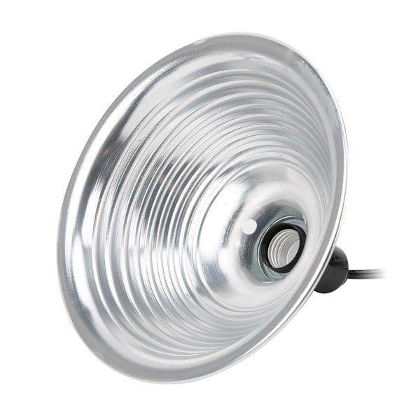 2 stk. Reptil Lampeklokke Armatur Varme Pære Klemme Lys Skærm med Aftagelig Aluminium Reflektor 110‑240V8.5in EU Stik