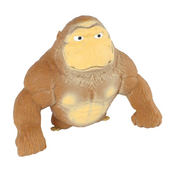 Fidget Legetøj til Børn og Voksne, Squishy Sensorisk Legetøj til Angstdæmpning, Elastisk Lim-Sand Fyldt Gummi Gorilla med Elastisk Strækbart Legeme, Blød