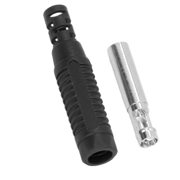 10 Sæt Banan Hun Stik Messing PA Jack Stik Isolering Rør Trykpas Adapter J.10031Sort