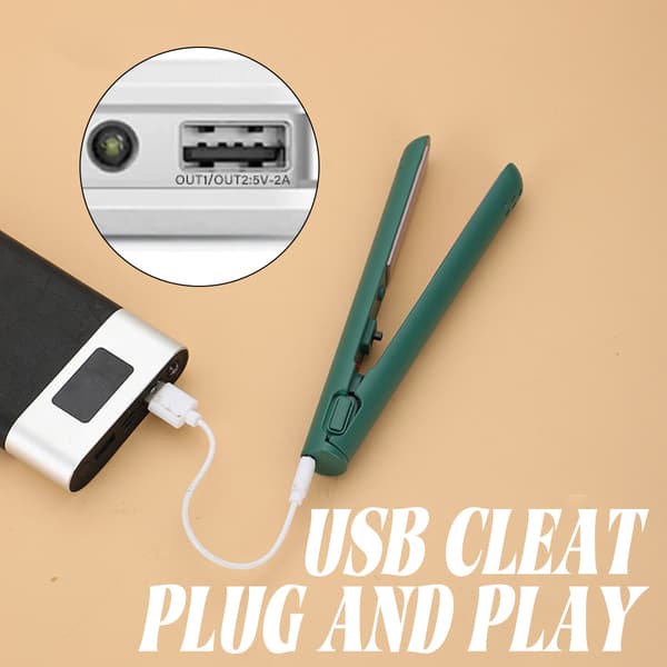 Bærbar Mini USB Hårløser, Dual-Purpose Styling Wand med 3D Floating Panel Teknologi, Varmeisolerende Design for Sikker Håndtering, Egnet til