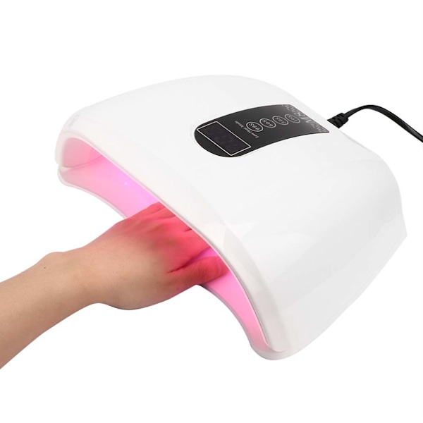 96W Smärtfri Nagelkonst LED-lampa Torkare Gel Polish Härdning UV/LED Ljus Manikyr Verktyg AU-kontakt 110-240V