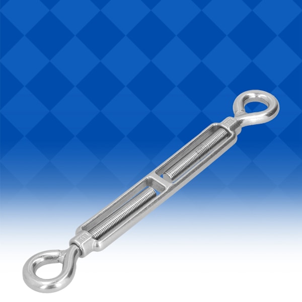 Wire Rope Spændeapparat 304 Rustfrit Stål M16 Justerbar Turnbuckle Bolt Krog Rigging Tilbehør OO Type