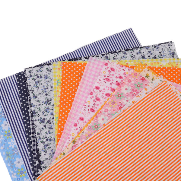 Quiltmaterial, Lättstruket Multifunktionellt Högkvalitativt Bomullstyg, Förklippta Rutor för Långvarig Bevaring, Patchworkhantverk och DIY-sömnad