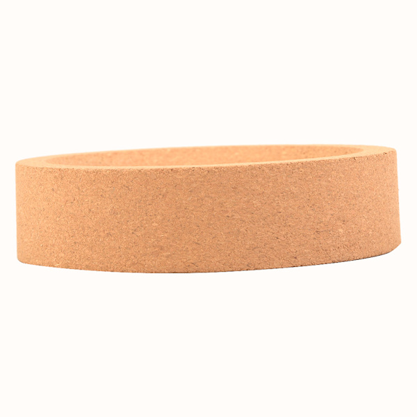 Laboratoriossa käytettävä synteettinen korkkirengaspidike pyöreäpohjaiselle pullolle (120 mm)