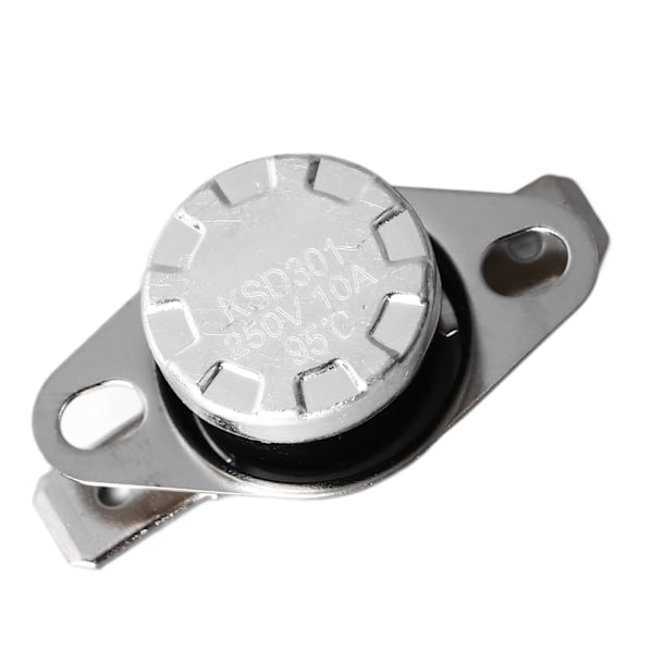 10 st Termostat Snabb Respons Hög Noggrannhet Kontroll 95℃ NC Termostat Termobrytare 10A