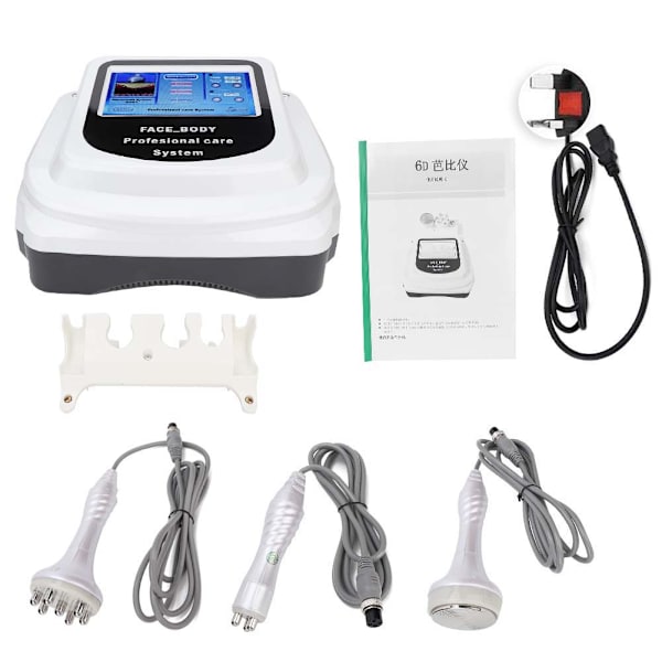 40K Ultraljud RF Fettlösande Slankningskroppsskulpteringsmaskin Fettreducerande Maskin 100-240V EU-kontakt