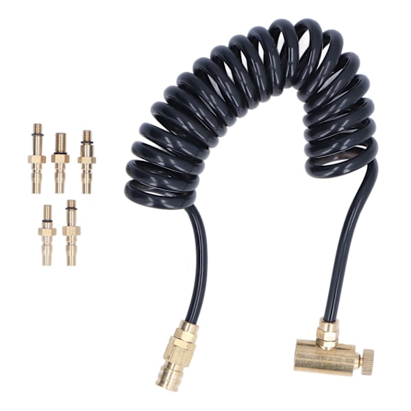 Airsoft Adapter Sæt Spole Slange Forlængelse Messing Adaptere til Grøn Gasflaske Kanister 1500psi