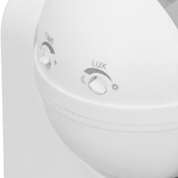 Rörelsesensor Detektorbrytare Vattentät Intelligent Strålningsfri ABS-Hölje Infraröd PIR Rörelsesensor AC110‑240V Vit