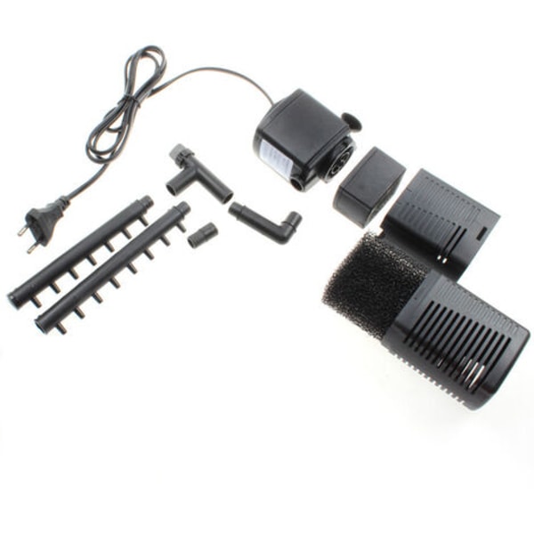 Akvarie intern filter, 8W 600L/H Akvarie intern filter 80