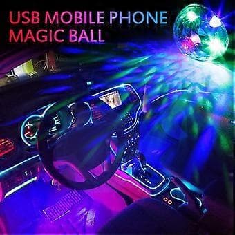 Natlamper Multifunktionel Holdbar Led Dj Lys Universal D6 Mini Usb Diskolamper