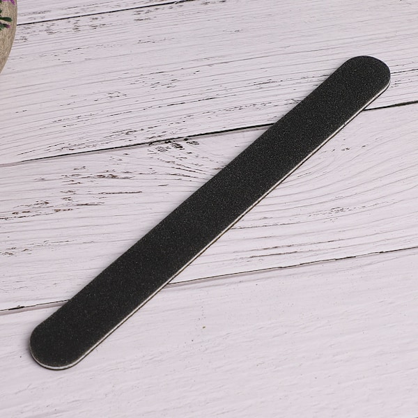 10 stk. Neglefil Polering Slibning Fil Professionel Neglefil Manicure Fil Sort
