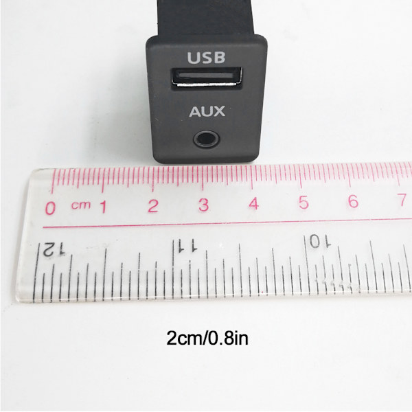 3,5 mm 1 meter forlengelseskabel USB AUX Stereo Hunn til 2 RCA Hann for Bil Båt Motorsykkel