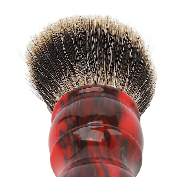 Skäggborste för Män, Bärbar Ergonomisk Mjuk Robust Lätt att Rengöra Skägg Barberborste för Hemmet Frisörsalong