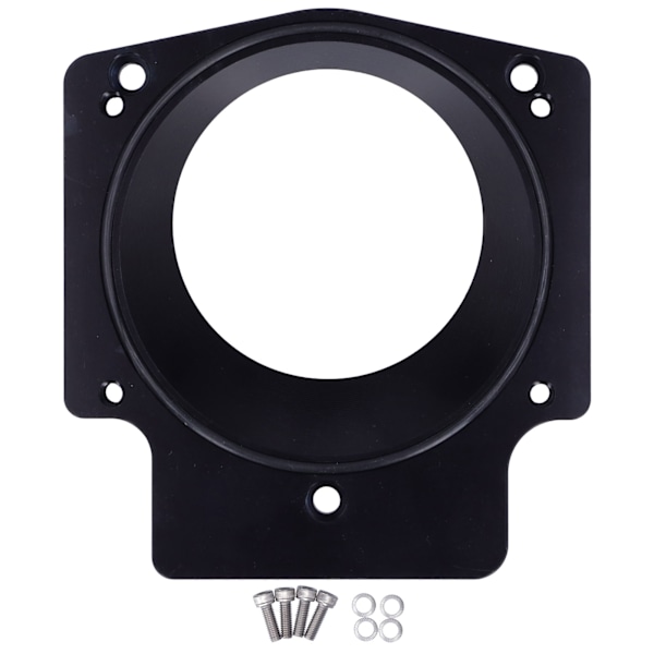 3,6 tommers innsugningsmanifold gasspjeldadapteravstand for GM GEN III LS1 LS2 LS6 LSX LS4 Svart