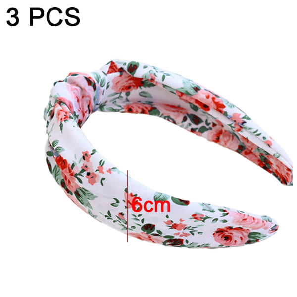 Wide Knotted Headbands for Women Girls,Anti-slip Boho Cross Knot