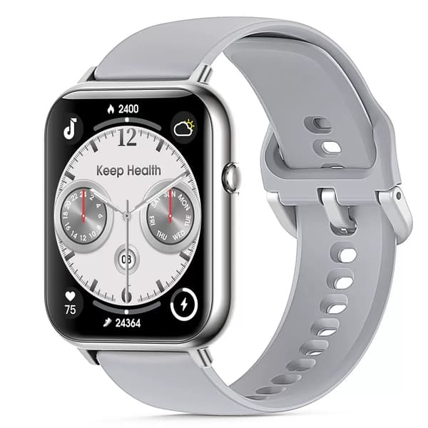 Pro Smartwatch til kvinder – med  &  Phs, Fitness, pulsmåler, søvn, 1,4” IPS Touchscreen, flere urskiver