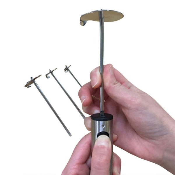 Kompakt Portabel Design Grönsakskärnare, Rostfria Blad För Zucchini, Potatis, Morötter, Multifunktionell Vass Bladborr, Ergonomiskt Halkskydd