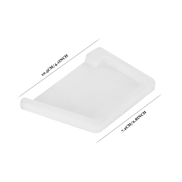 10 stk Kyllingfôringsavløpshette Plastkrybbe Rett Flens Avløpshette for Husdyr M ‑ Rett Flens