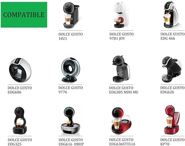 Kapsler i rustfrit stål til Dolce Gusto, Crema-forøget kaffekvalitetsske
