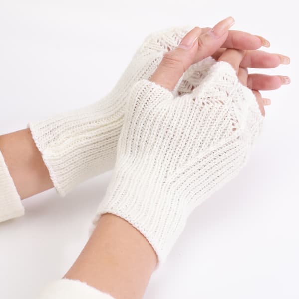 2 par dame vinter armvarmere varme fingerløse handsker håndhæklet