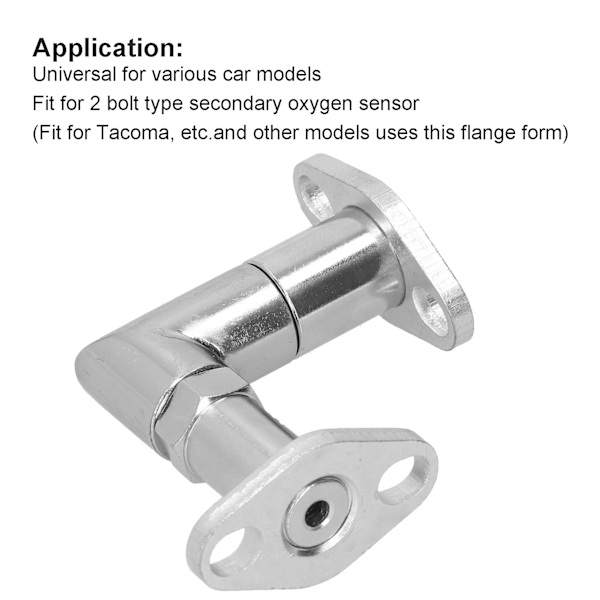 Universal O2-sondespaceradapterforlengelse 90 grader M18x1.5 Passer for Tacoma