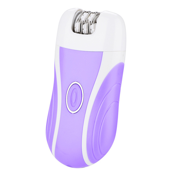 3 i 1 USB Elektrisk Epilator Damebarbering Hårfjerning Neglefiling Ansikts- og Kroppspleie Lilla