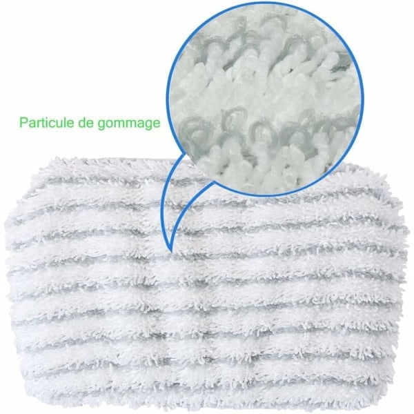 Mikrofibermoppdynor, Återanvändbara Fiberbomullsmoppdynor För Alla Golv Och Svåra Fläckar, Djuprengörande Mikrofibermopp Med Högkvalitativ Mikrofiber